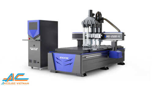 Máy CNC gỗ 4 đầu MD2500-4