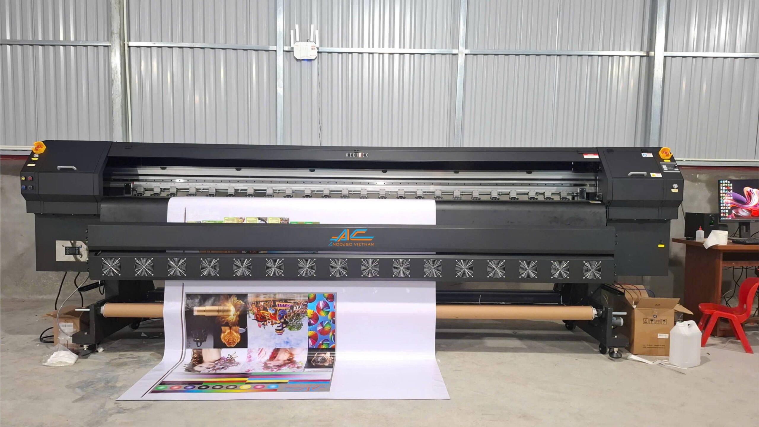 Máy In Bạt KEDITEC 3m2