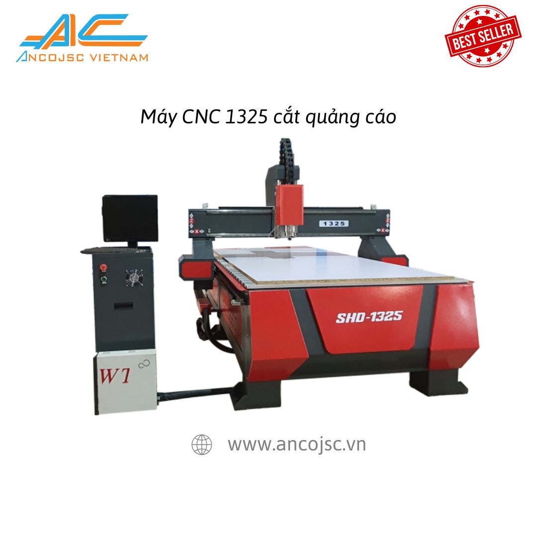 Máy Cnc Cắt Quảng Cáo 1325 Khổ Lớn, Giá Tốt