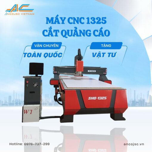 Máy Cnc Cắt Quảng Cáo 1325 Khổ Lớn, Giá Tốt